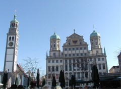Perlachturm und Rathaus